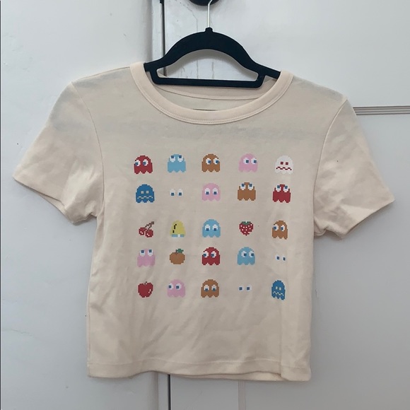 Pacman Graphic Cropped Tshirt | Poshmark